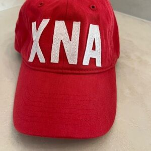 Red AVIATE “XNA” Airport Code Hat – Adjustable ✈️